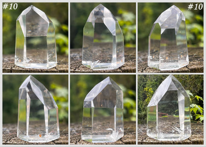 Clear Quartz Crystal Towers ~ Small ~ AA Grade - Gem Realm 