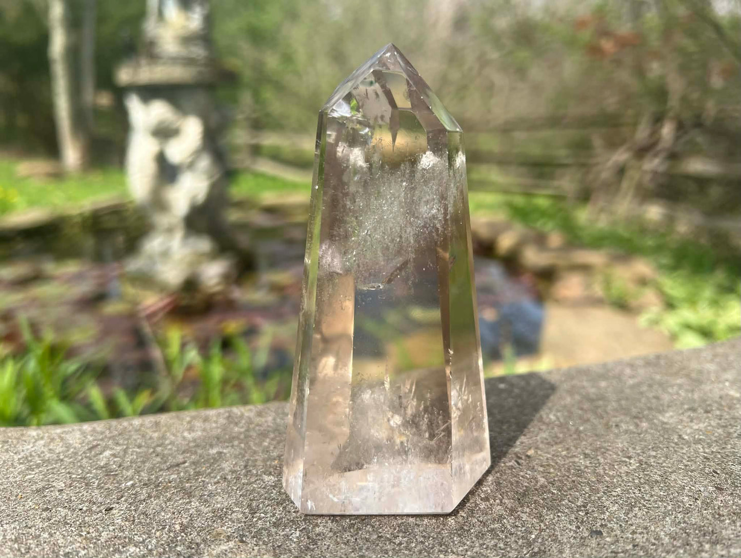 Quartz Crystal Tower ~ Light Smoky - Gem Realm 