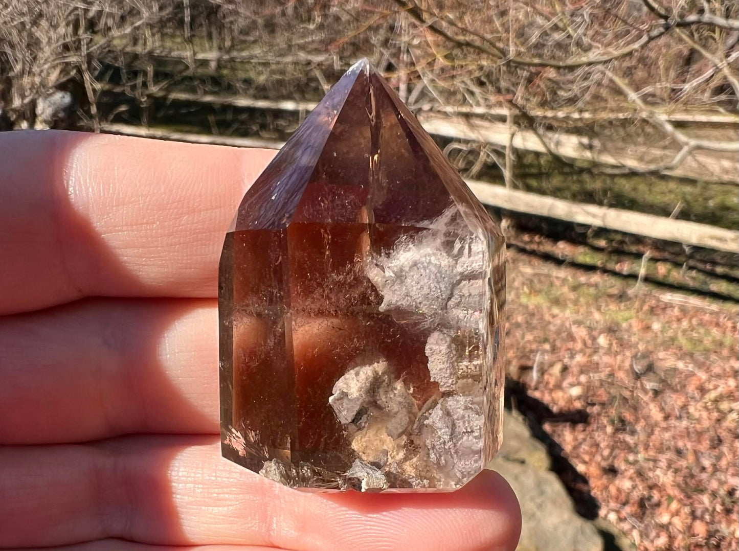 Smoky Garden Quartz Tower - Gem Realm 
