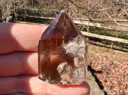 Smoky Garden Quartz Tower - Gem Realm 