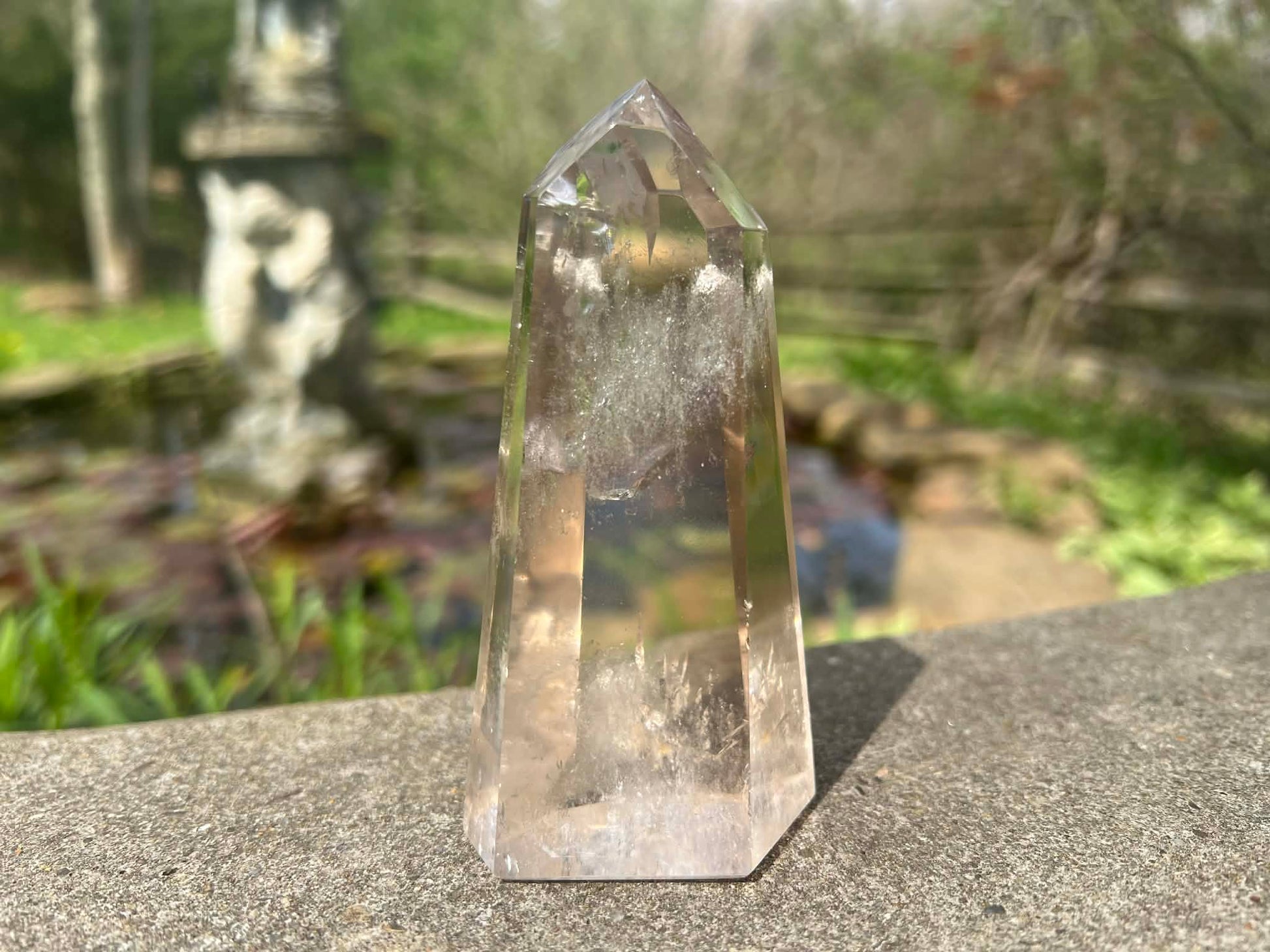 Quartz Crystal Tower ~ Light Smoky - Gem Realm 