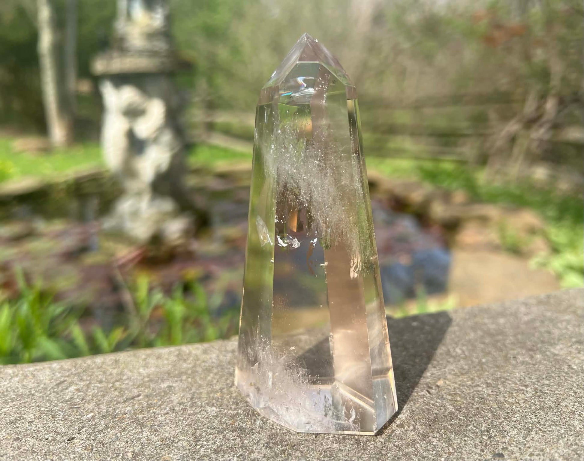 Quartz Crystal Tower ~ Light Smoky - Gem Realm 