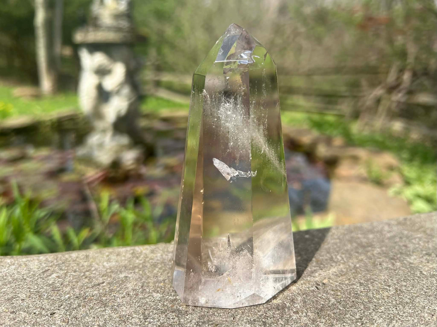 Quartz Crystal Tower ~ Light Smoky - Gem Realm 