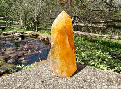 Hematoid Quartz Tower - Gem Realm 