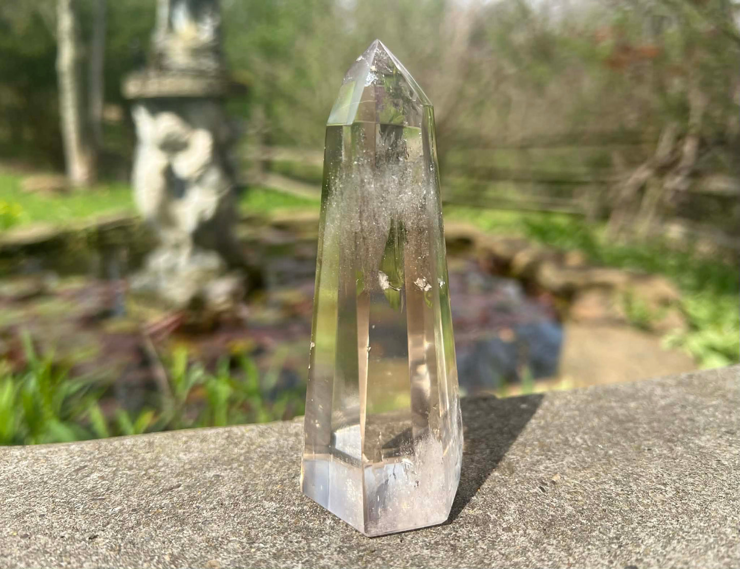 Quartz Crystal Tower ~ Light Smoky - Gem Realm 