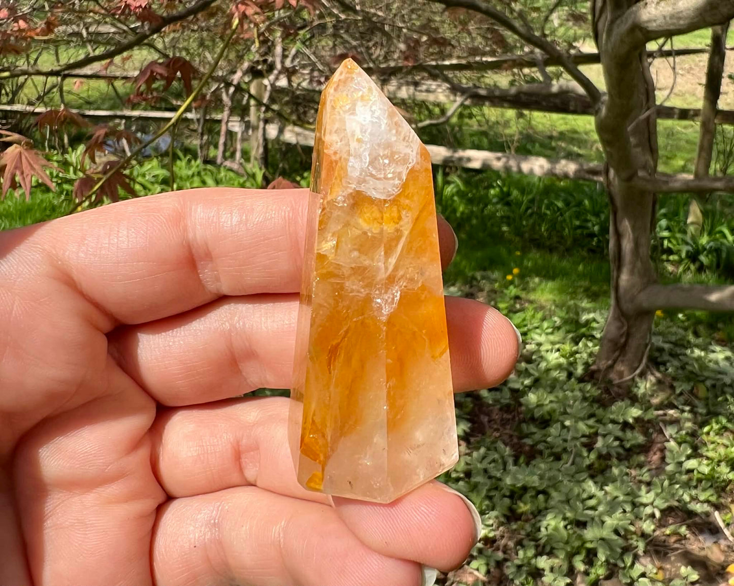 Hematoid Quartz Tower - Gem Realm 