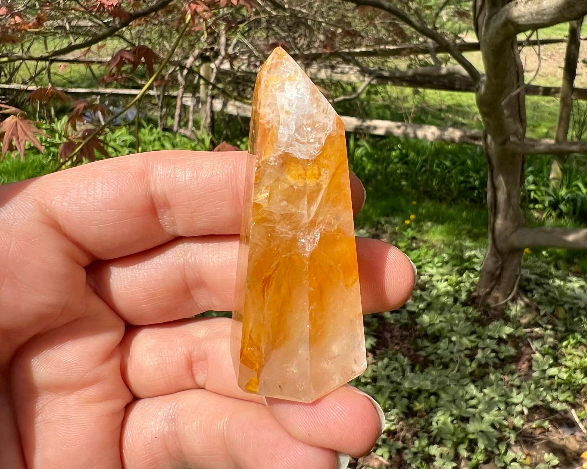 Hematoid Quartz Tower - Gem Realm 