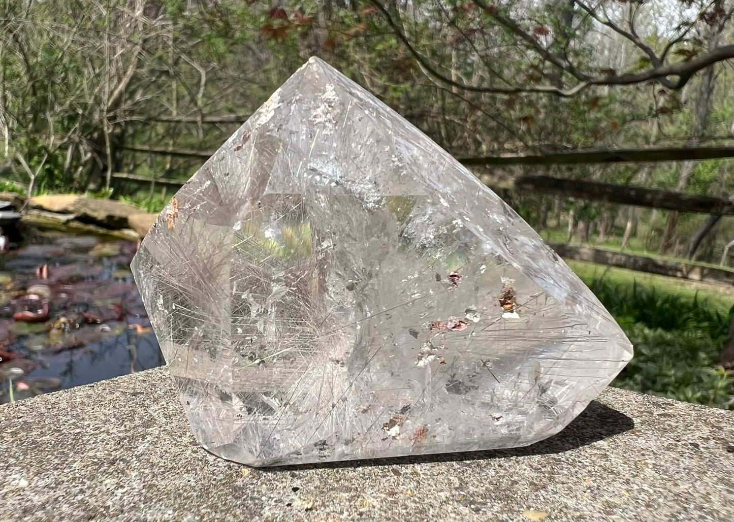 Rutilated Quartz Freeform - Gem Realm 