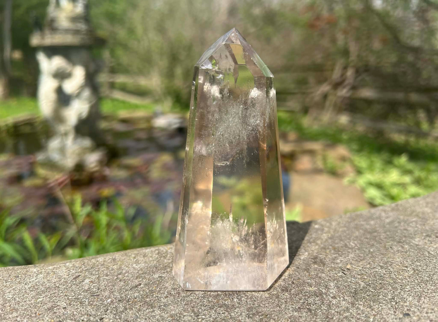 Quartz Crystal Tower ~ Light Smoky - Gem Realm 