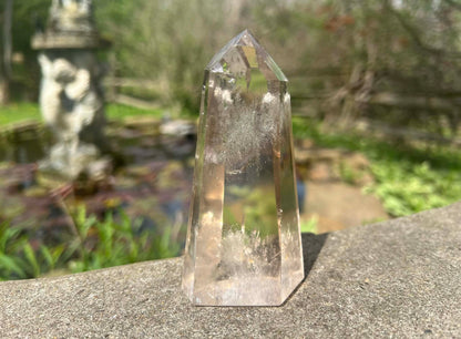 Quartz Crystal Tower ~ Light Smoky - Gem Realm 