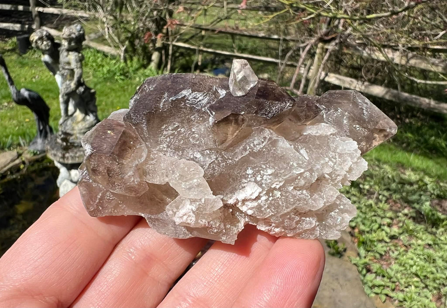 Smoky Elestial Quartz Specimen #8 - Gem Realm 