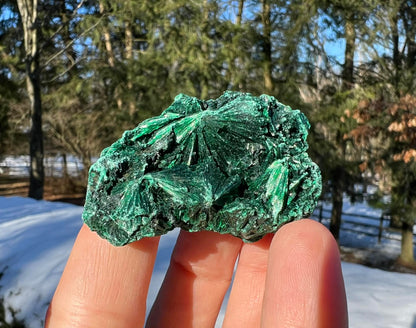 Silk Malachite Specimen #6