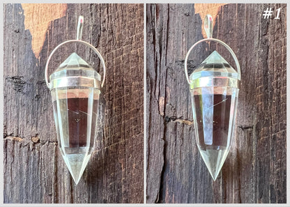 Quartz Crystal Vogel Pendant - Gem Realm 