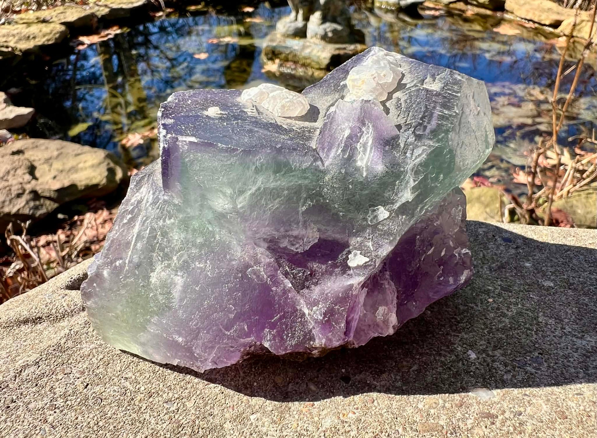 Rainbow Fluorite Specimen - Gem Realm 