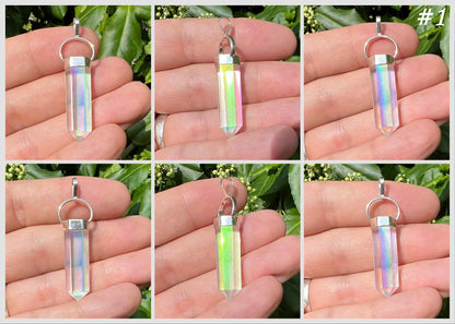 Angel Aura Quartz Pendant