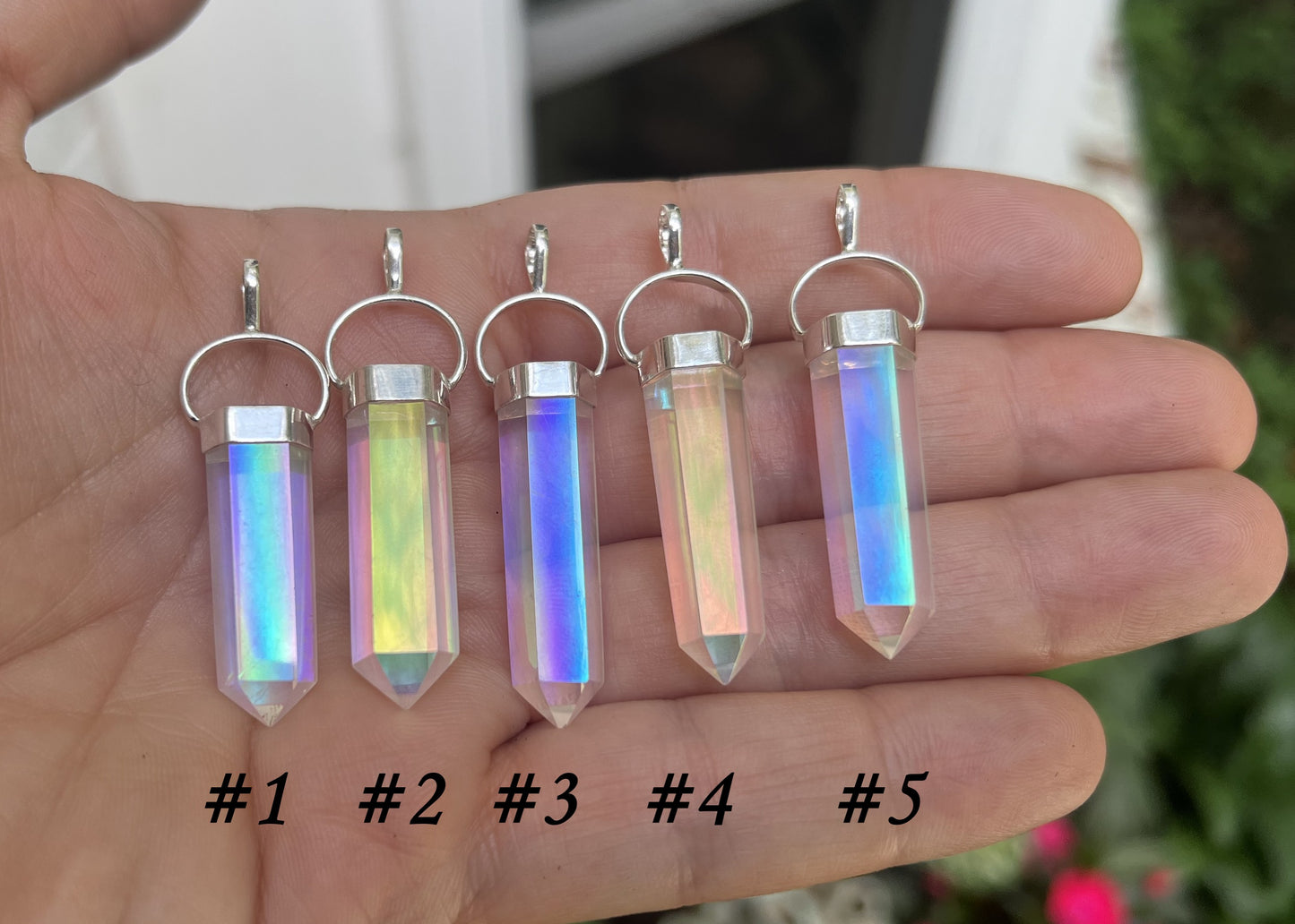 Angel Aura Quartz Pendant - Gem Realm 