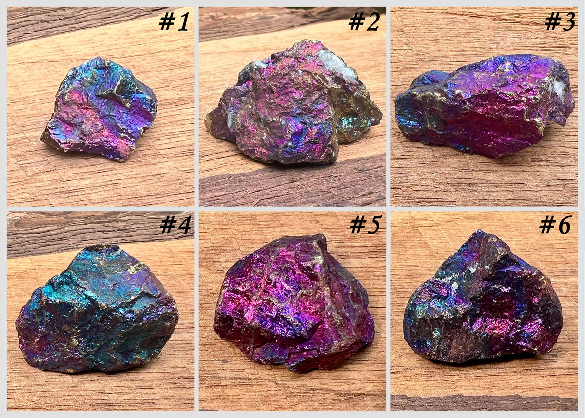 Chalcopyrite ~ Peacock Ore ~ Specimen - Gem Realm 