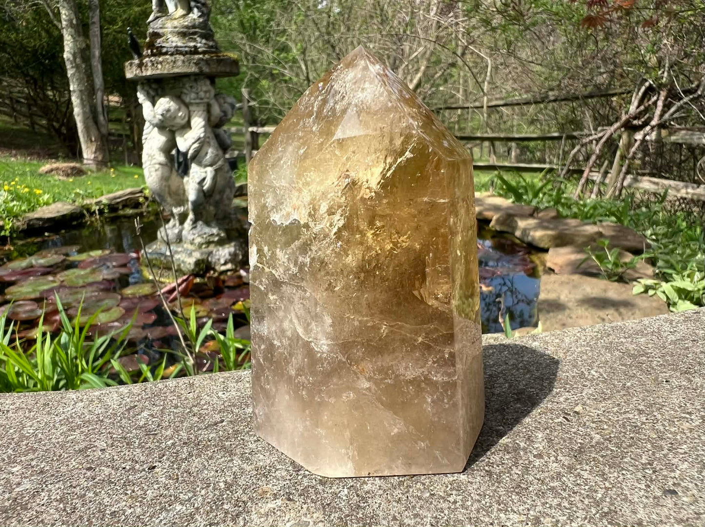 Smoky Citrine Quartz Tower - Gem Realm 