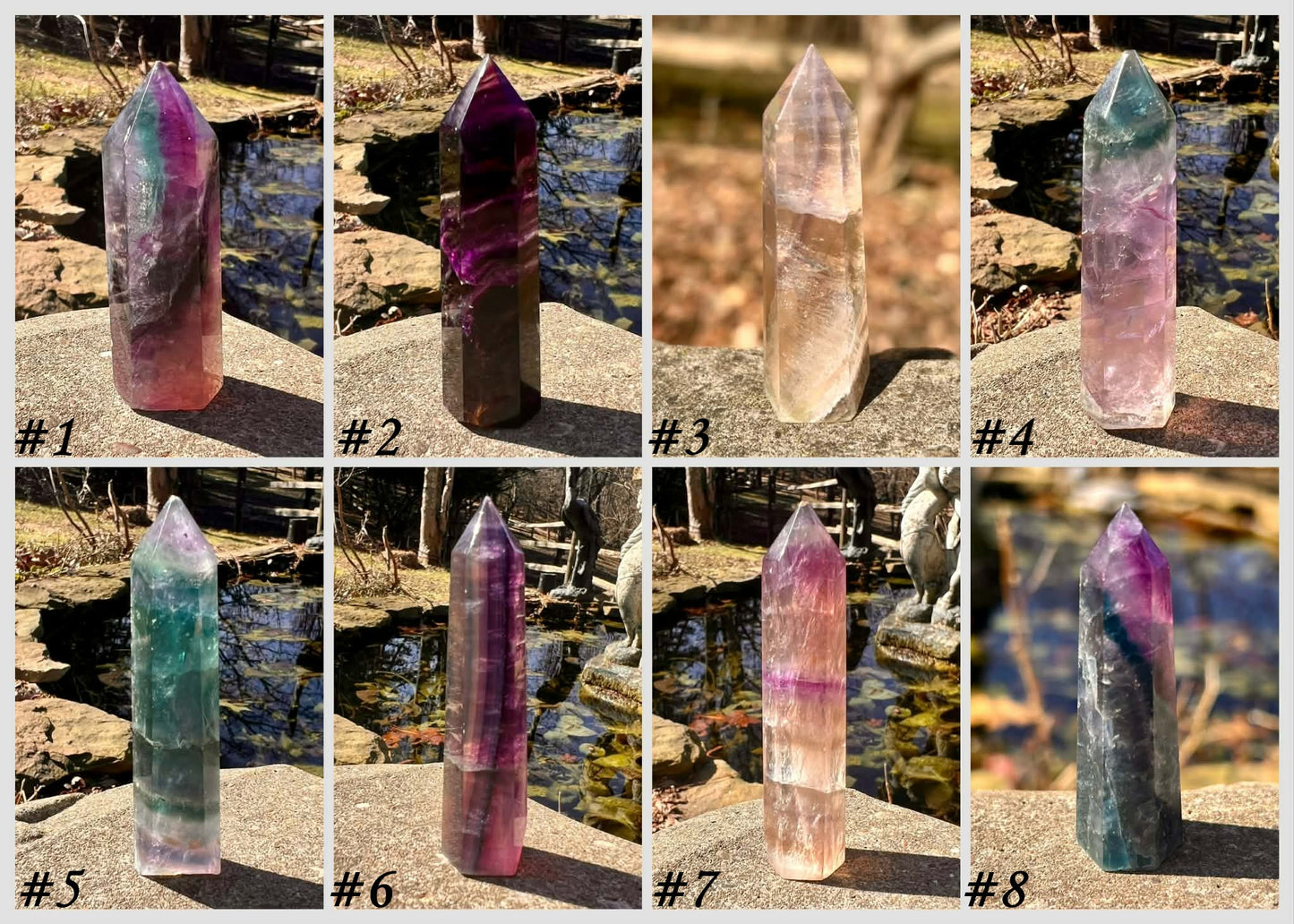 Rainbow Fluorite Towers
