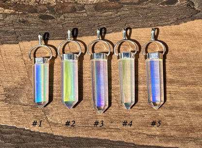 Angel Aura Quartz Pendant - Gem Realm 