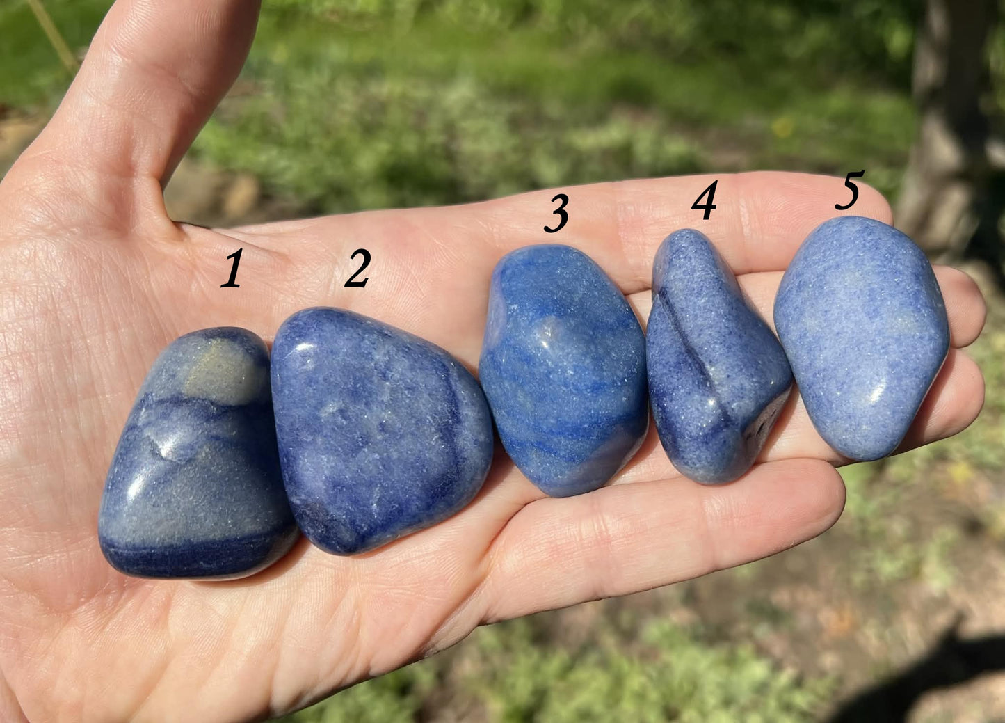 Dumortierite Tumbled Stones - Gem Realm 