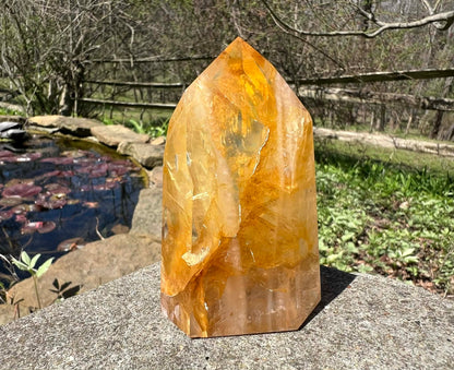 Hematoid Quartz Tower - Gem Realm 