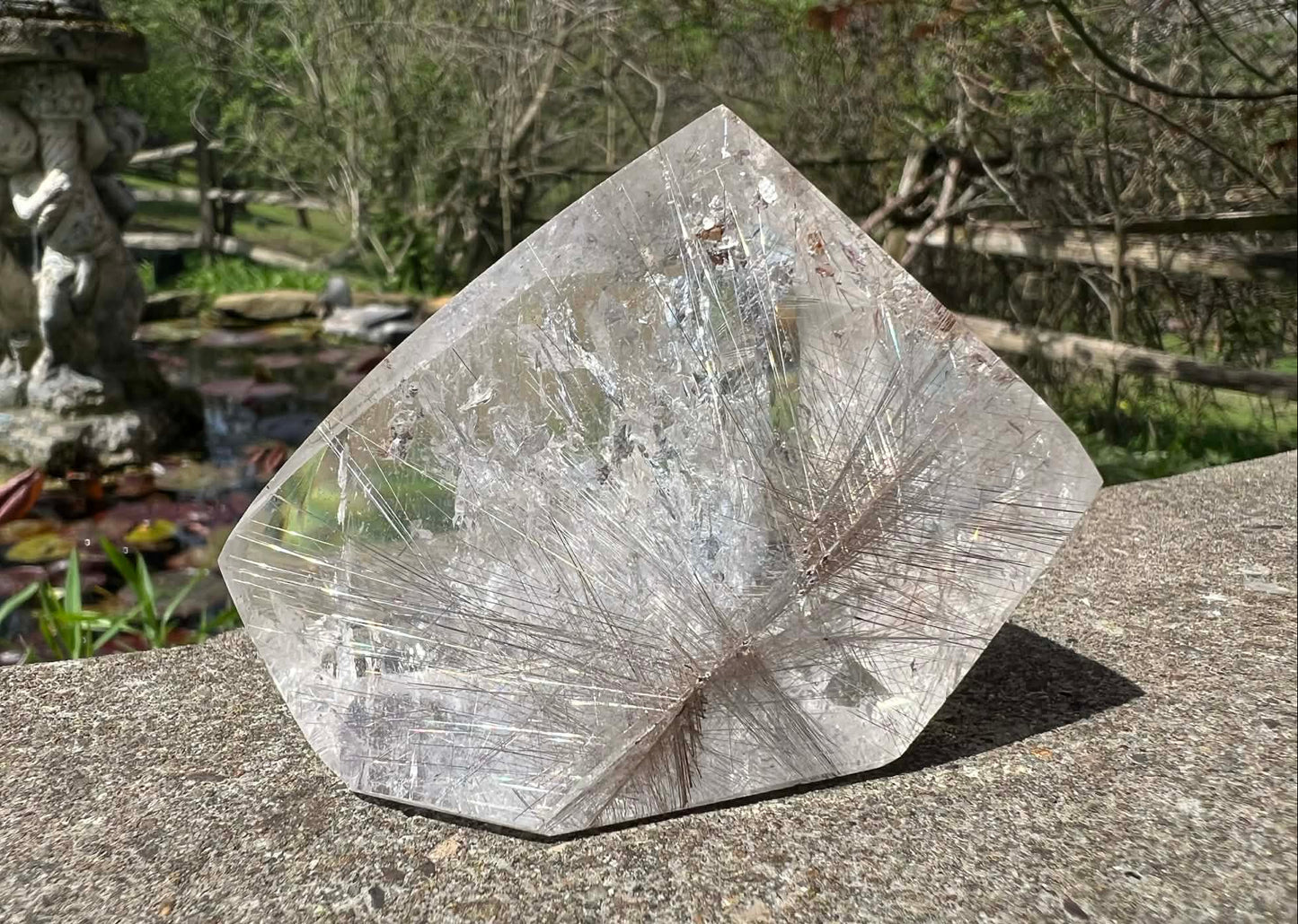 Rutilated Quartz Freeform - Gem Realm 