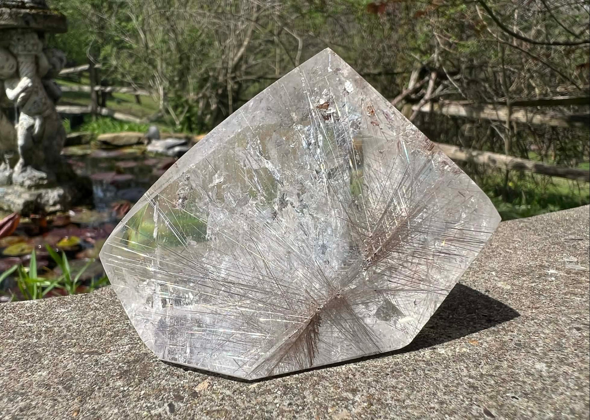 Rutilated Quartz Freeform - Gem Realm 
