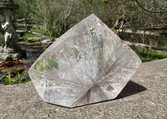 Rutilated Quartz Freeform - Gem Realm 