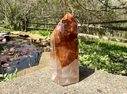 Hematoid Quartz Tower - Gem Realm 