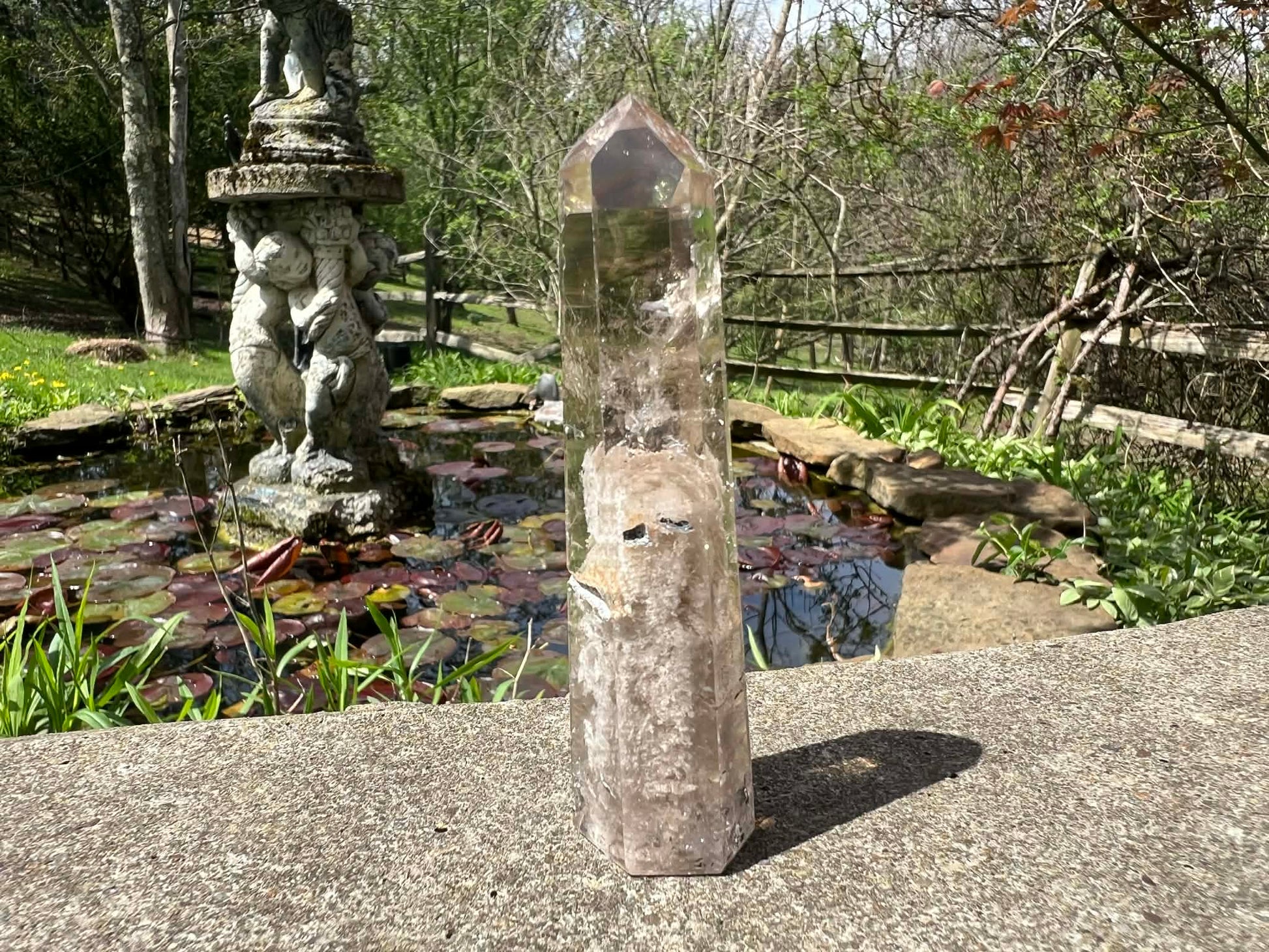 Smoky Garden Quartz ~ Phantom Tower - Gem Realm 