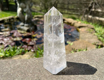 Quartz Crystal Tower ~ Large Obelisk - Gem Realm 
