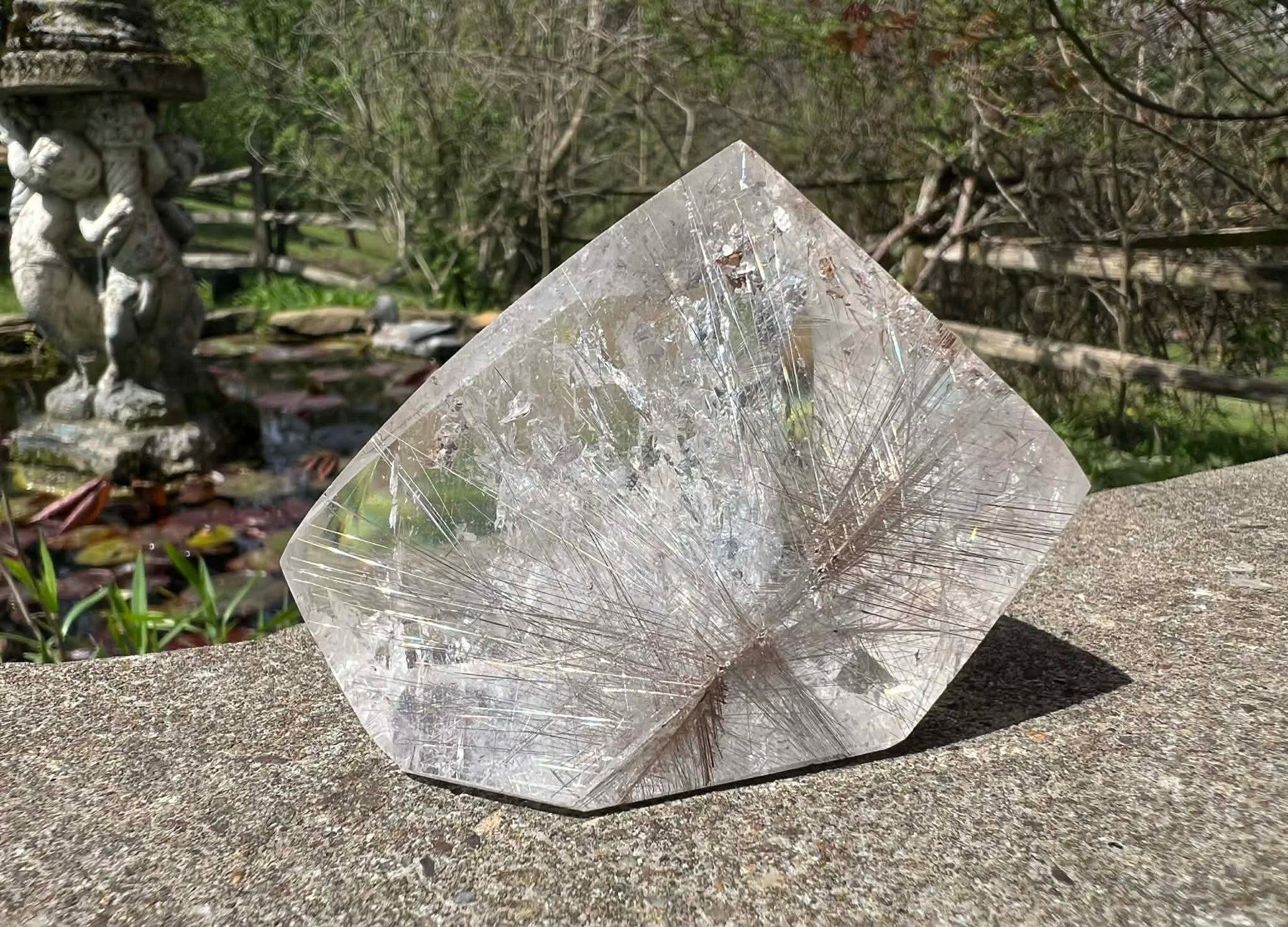 Rutilated Quartz Freeform - Gem Realm 