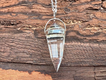Quartz Crystal Vogel Pendant