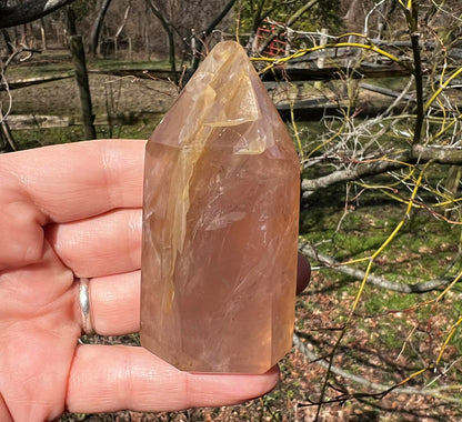 Hematoid Quartz Tower - Gem Realm 