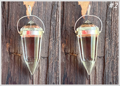 Quartz Crystal Vogel Pendant - Gem Realm 