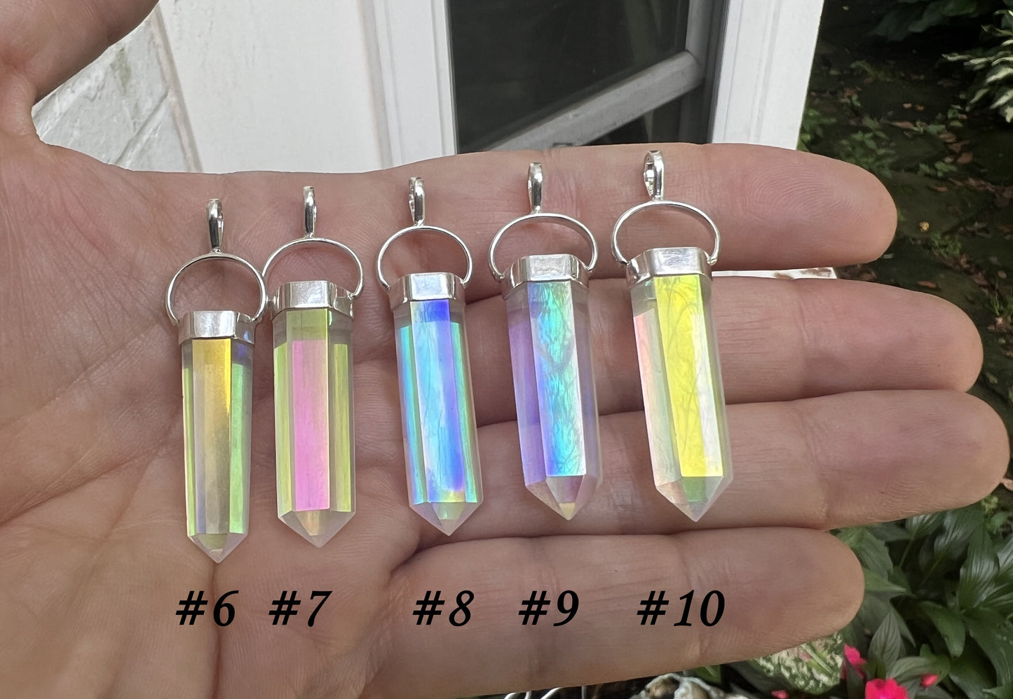 Angel Aura Quartz Pendant - Gem Realm 