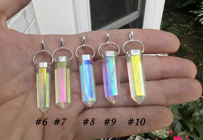 Angel Aura Quartz Pendant - Gem Realm 