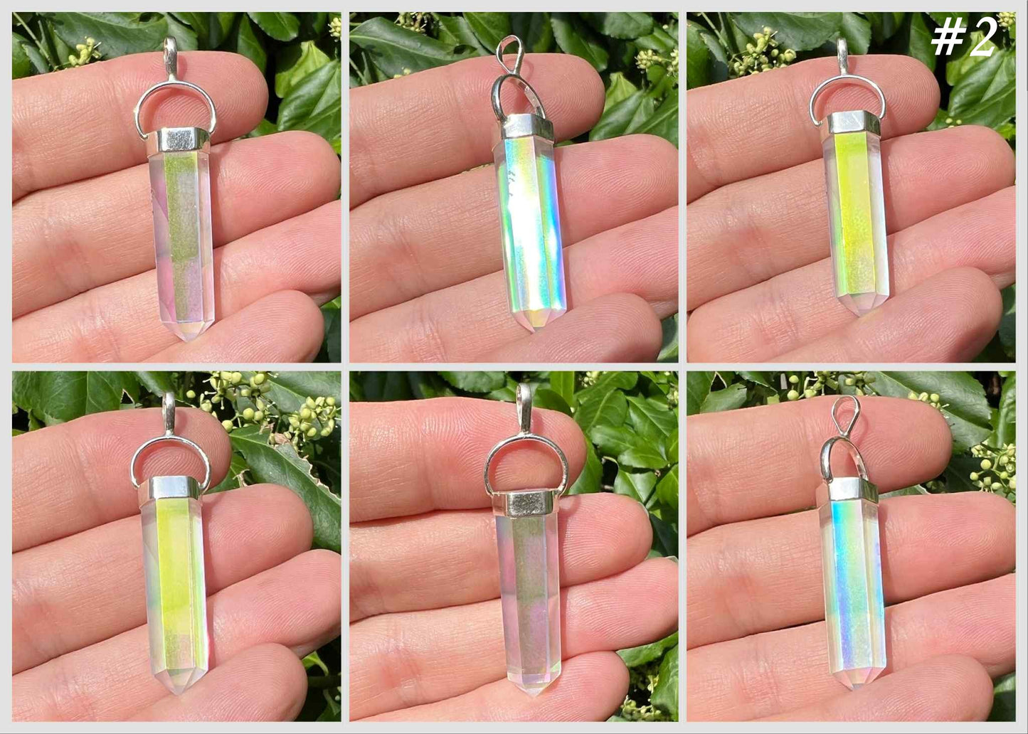 Angel Aura Quartz Pendant