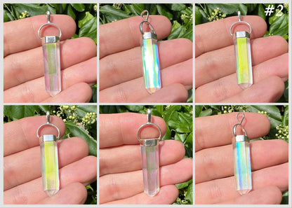 Angel Aura Quartz Pendant