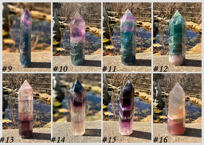 Rainbow Fluorite Towers
