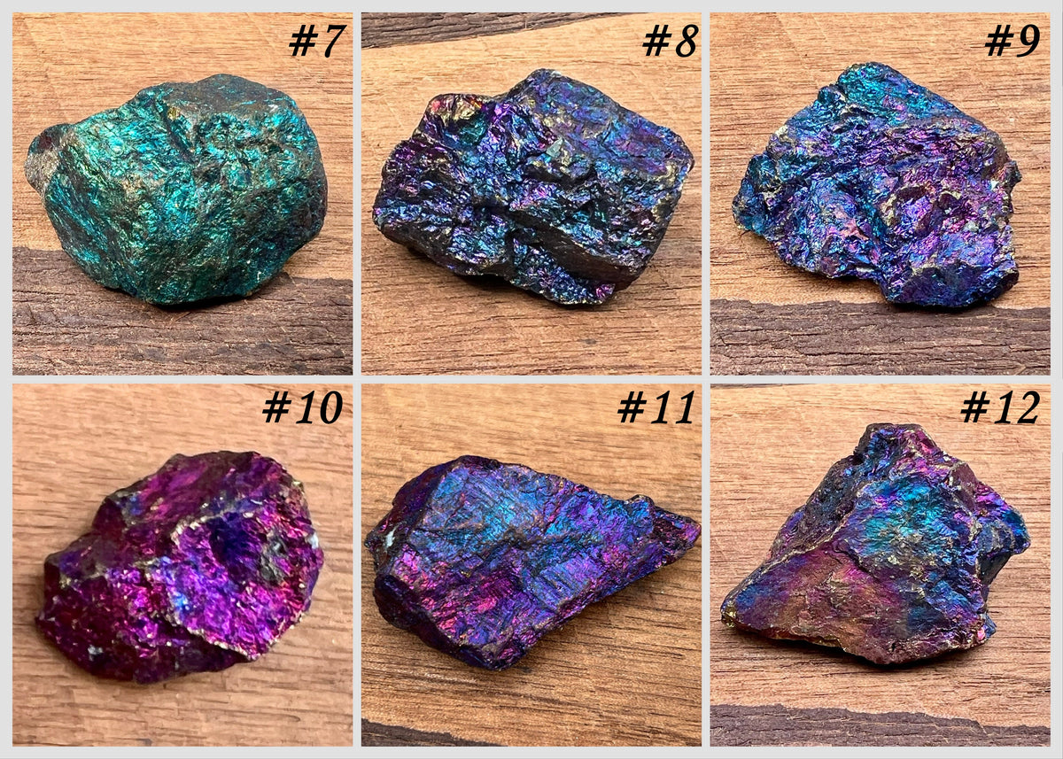 Chalcopyrite ~ Peacock Ore ~ Specimen - Gem Realm 