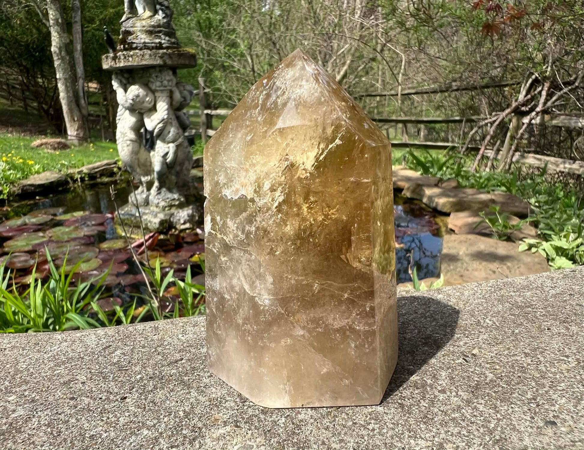 Smoky Citrine Quartz Tower - Gem Realm 