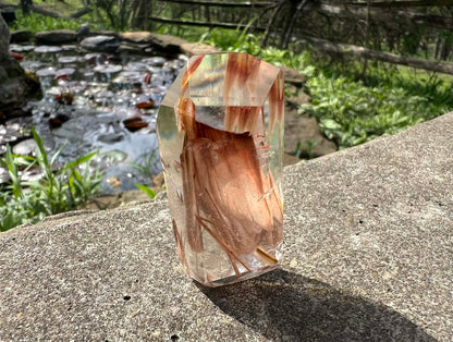 Amphibole Quartz Freeform - Gem Realm 