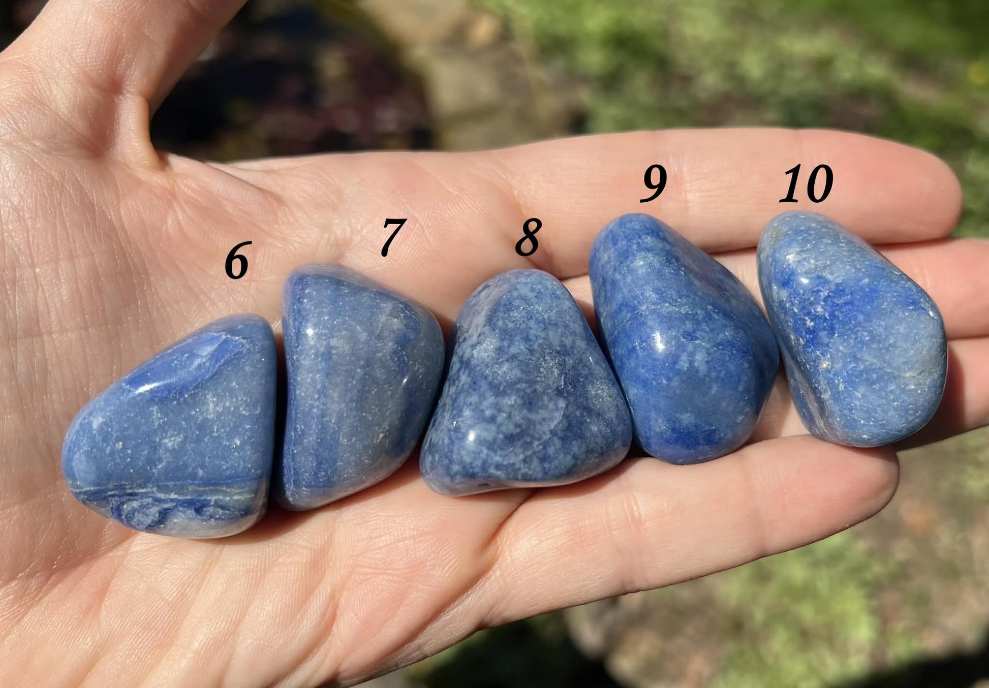 Dumortierite Tumbled Stones - Gem Realm 