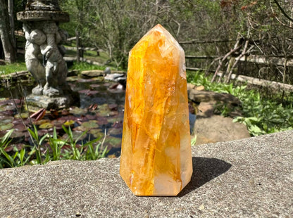 Hematoid Quartz Tower - Gem Realm 