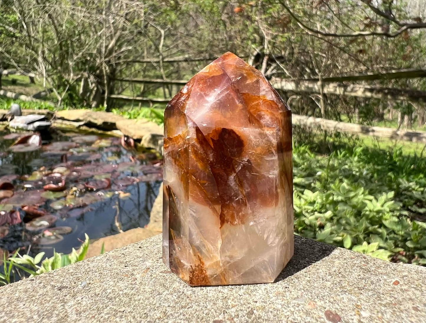 Hematoid Quartz Tower - Gem Realm 