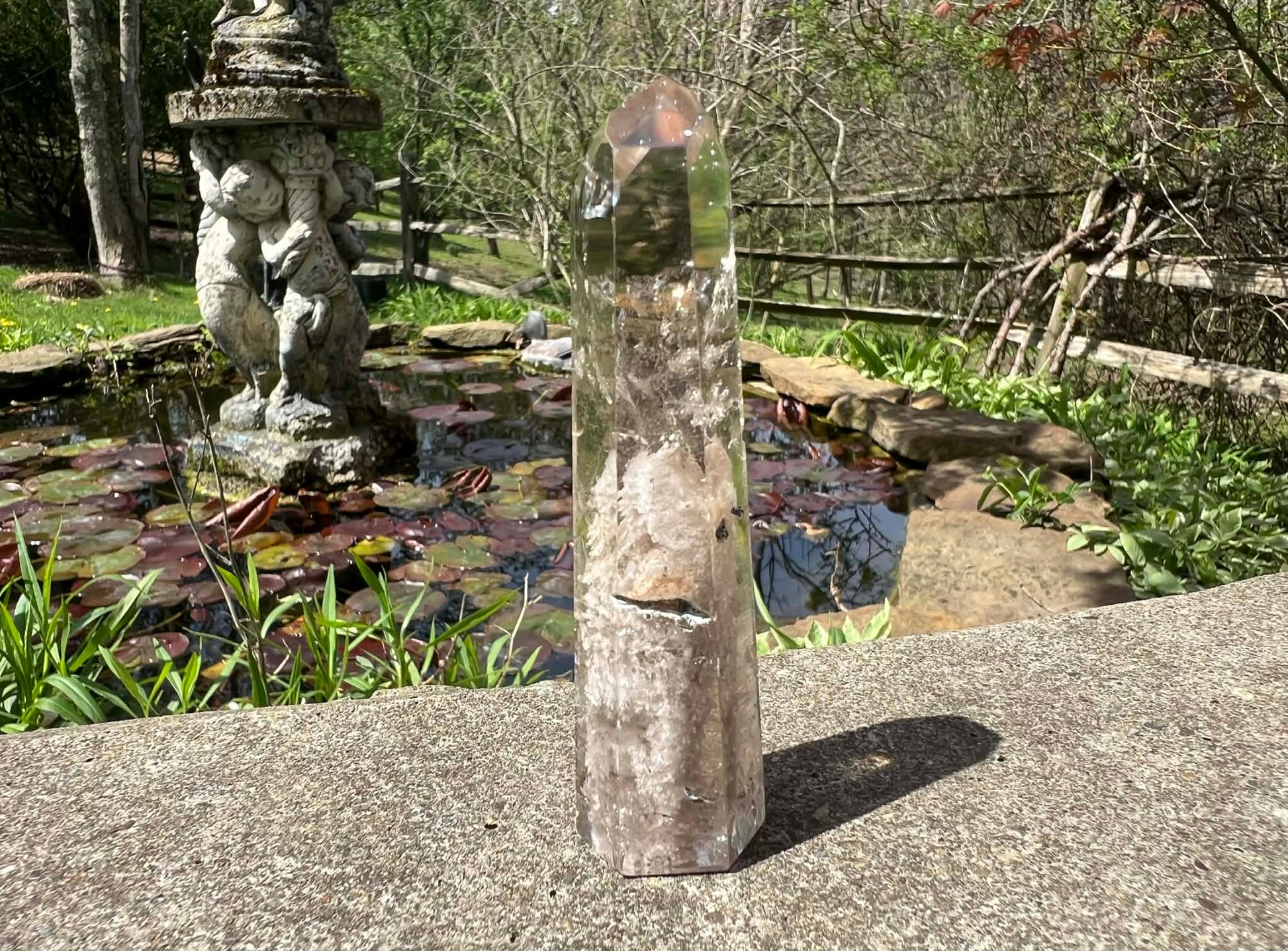 Smoky Garden Quartz ~ Phantom Tower - Gem Realm 
