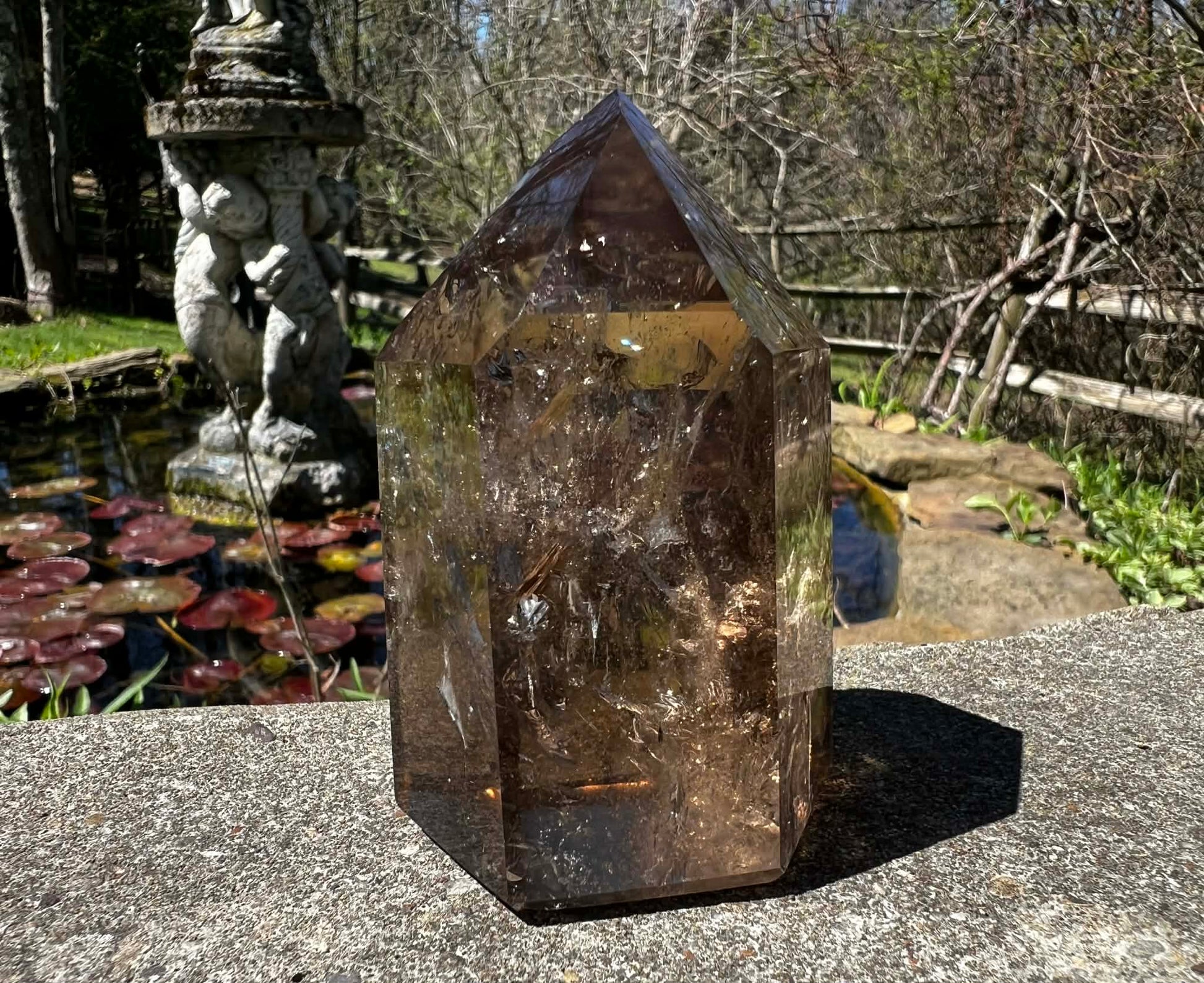 Smoky Quartz Tower ~ Brazil - Gem Realm 
