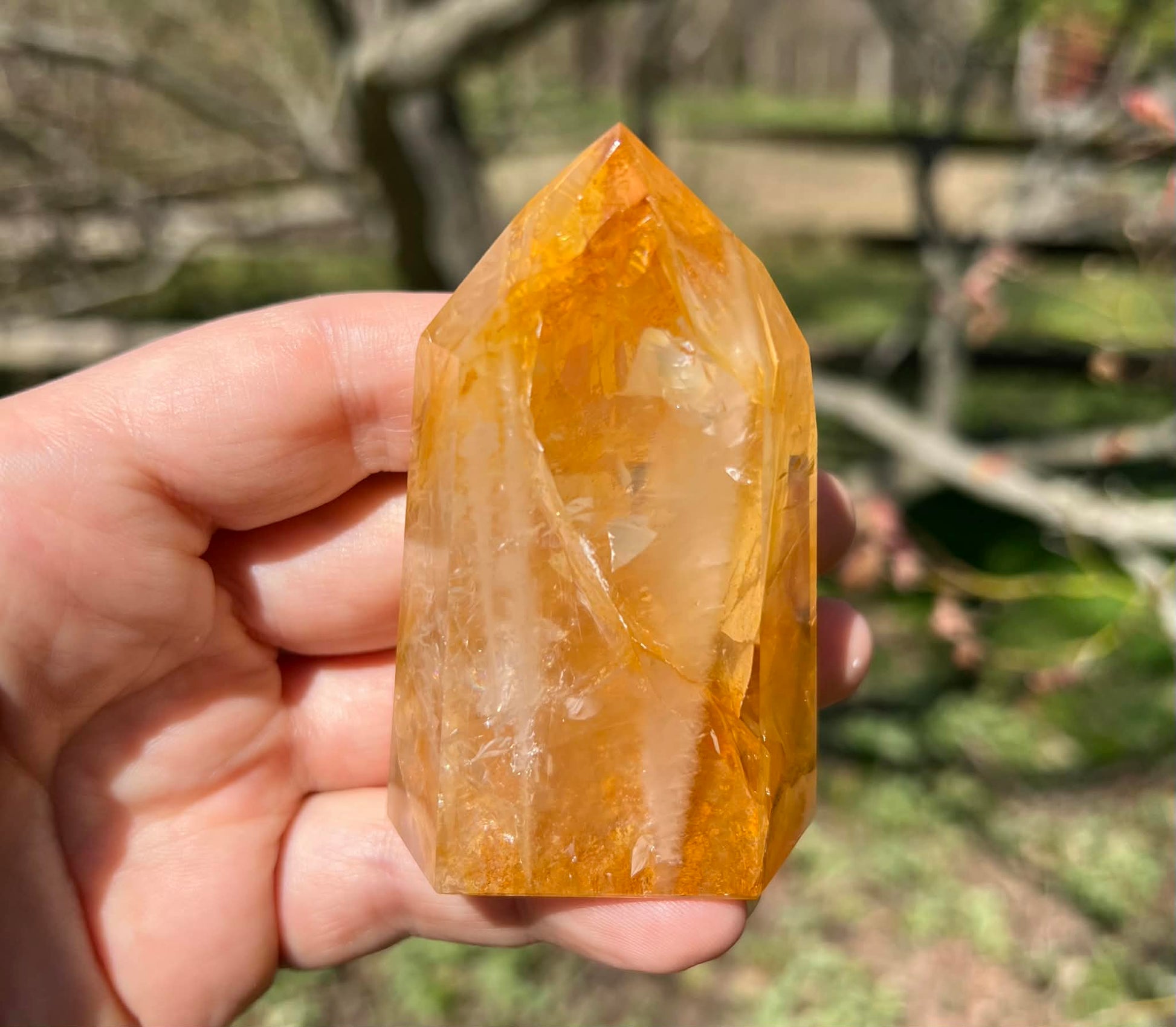 Hematoid Quartz Tower - Gem Realm 